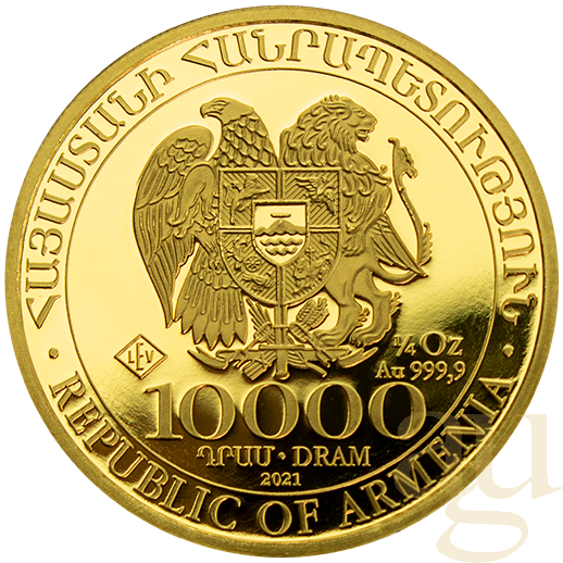 1/4 Unze Goldmünze Arche Noah 2021