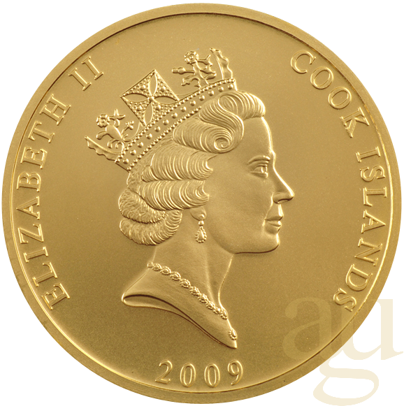 1 Unze Goldmünze Cook Islands Bounty 2009
