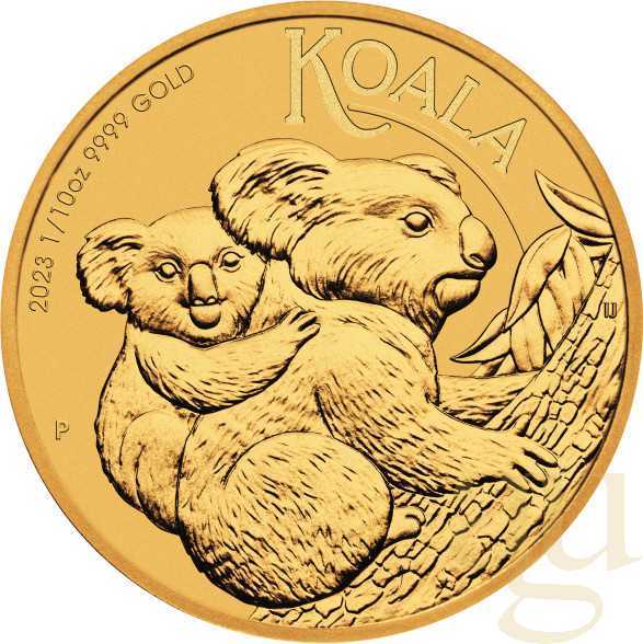 1/10 Unze Goldmünze Australien Koala 2023