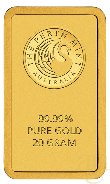 20 Gramm Goldbarren Perth Mint - Känguru