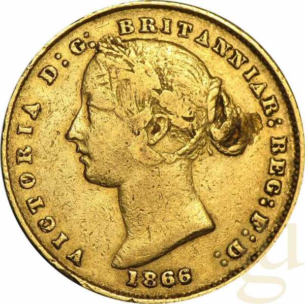 1 Sovereign Goldmünze Victoria Jugend - Australien