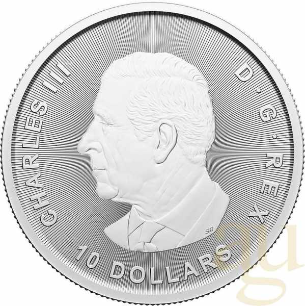 2 Unzen Silbermünze Kanada - Wollmammut 2024