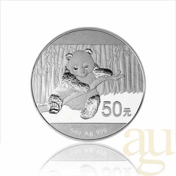 5 Unzen Silbermünze China Panda 2015 proof