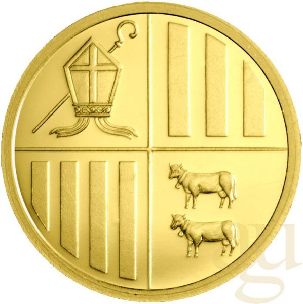 1 Gramm Goldmünze Eagle Andorra