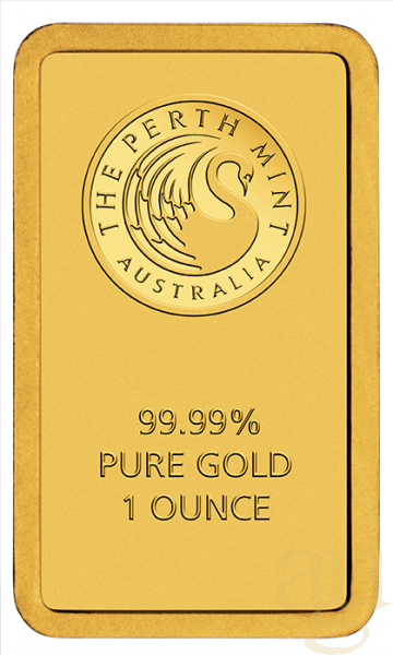 31,1 Gramm Goldbarren Perth Mint - Känguru