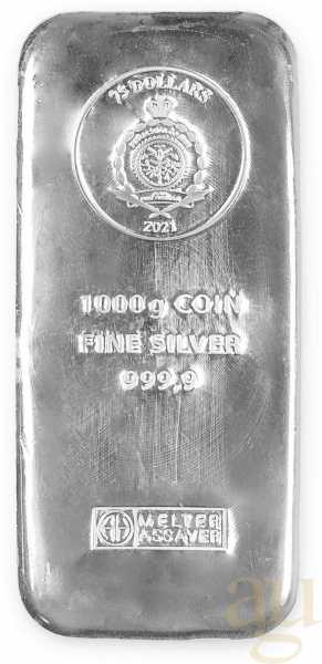 1 Kilogramm Silber Argor Heraeus Niue Münzbarren
