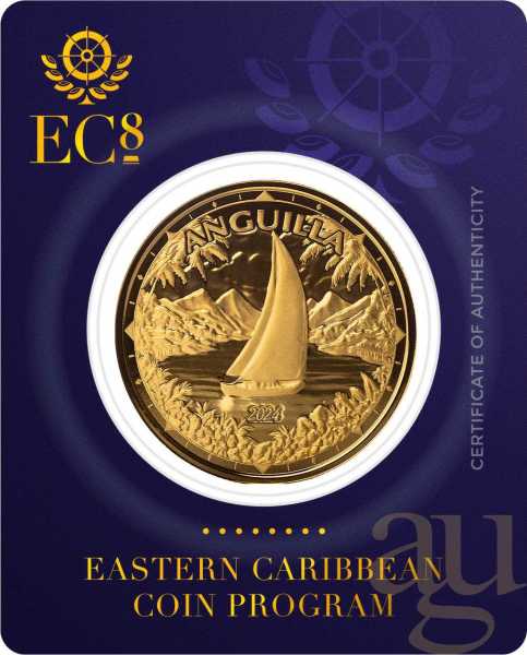 1 Unze Goldmünze EC8 Anguilla - Regatta 2024
