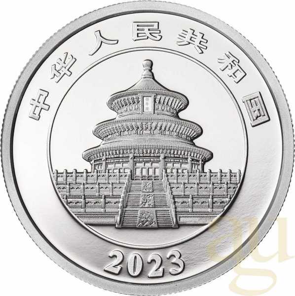 30 Gramm Platinmünze China Panda 2023 proof