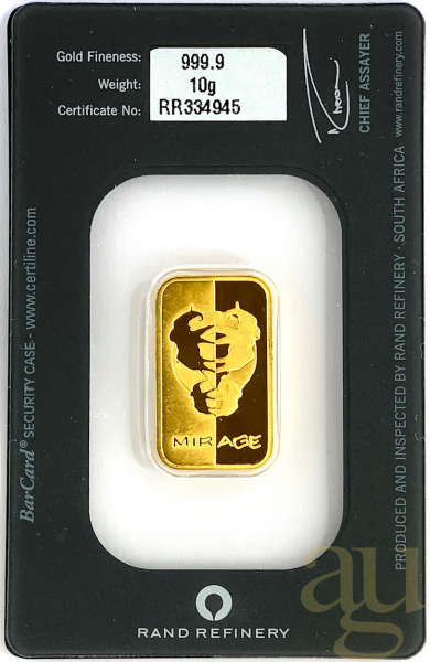 10 Gramm Goldbarren Rand Refinery - Mirage