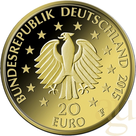 20 Euro Goldmünze Deutscher Wald - Linde 2015 (G)