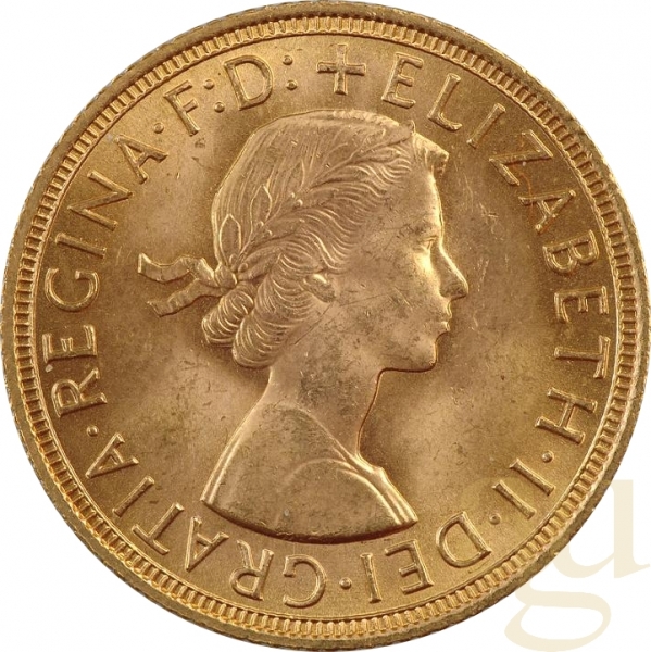 1 Pfund Goldmünze Sovereign Elisabeth verschiedene