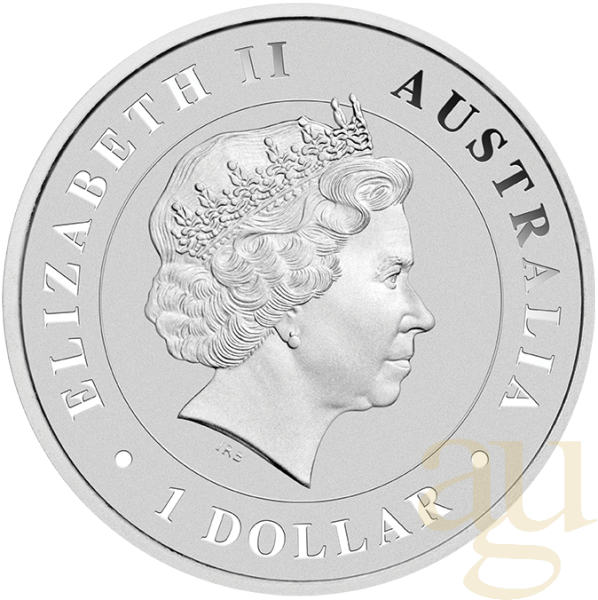 1 Unze Silbermünze Australien Salzwasser Krokodil 2014