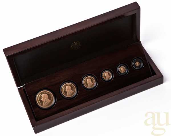 Goldmünzen Krügerrand 2023 - Prestige Set (6 Münzen)