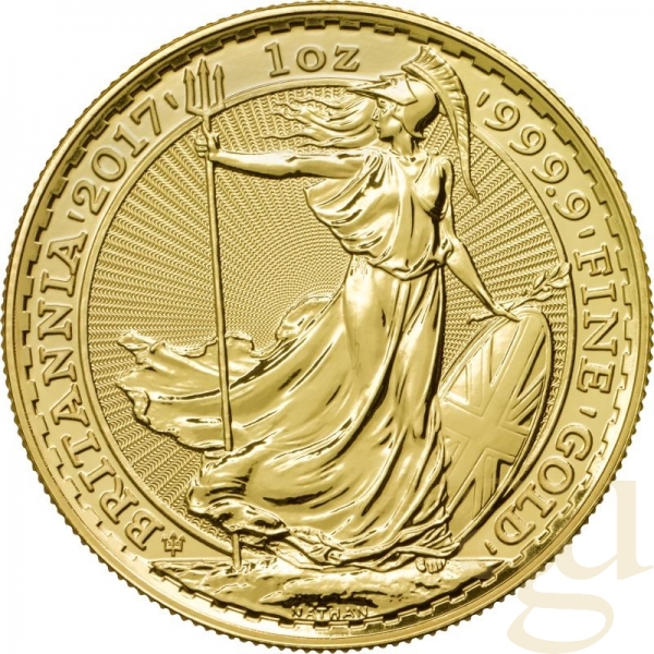 1 Unze Goldmünze Britannia 2017 - 30 Jahre Jubiläum