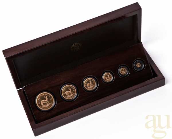 Goldmünzen Krügerrand 2023 - Prestige Set (6 Münzen)