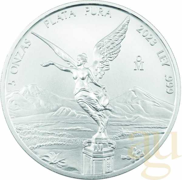 5 Unzen Silbermünze Mexiko Libertad 2024