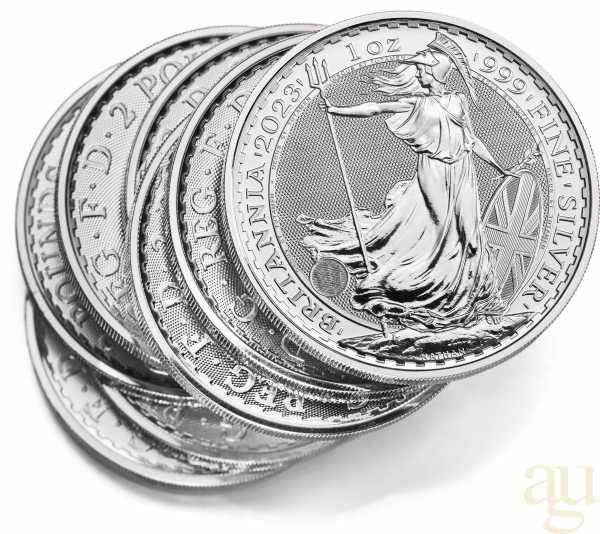 1 Unze Silbermünze Britannia 2023 - Coronation