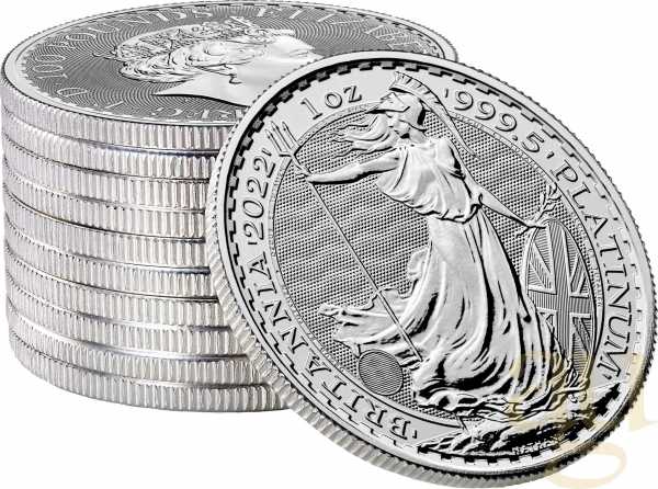 1 Unze Platinmünze Britannia 2022
