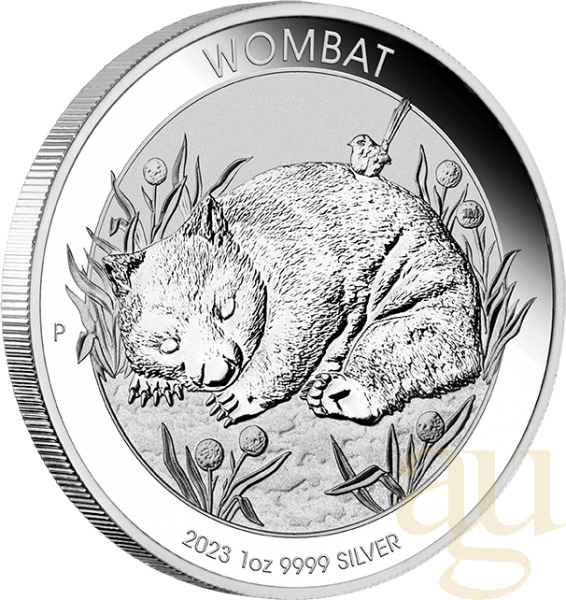 1 Unze Silbermünze Australien Wombat 2023