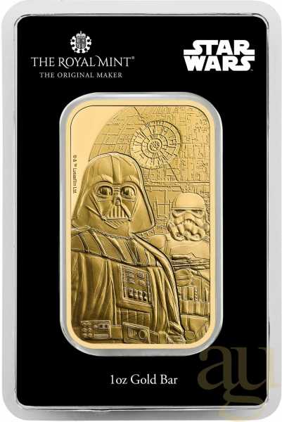 31,1 Gramm Goldbarren The Royal Mint - Star Wars - Dark Side