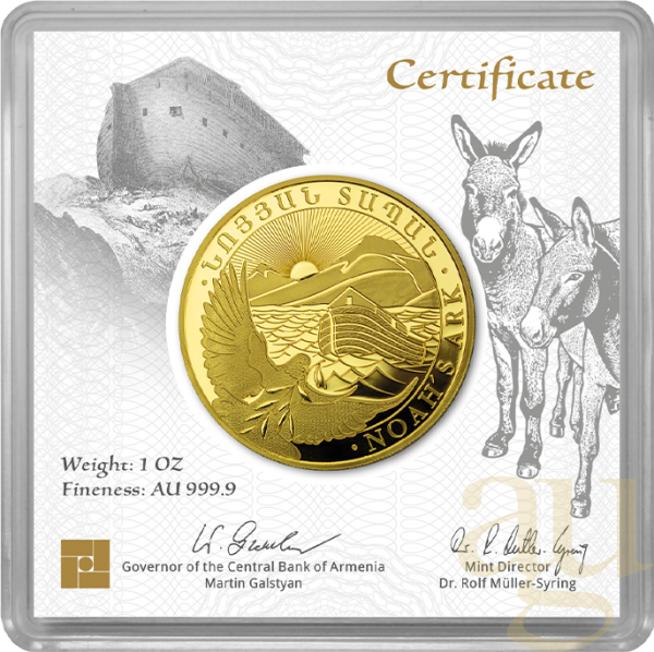 1 Unze Goldmünze Arche Noah 2023