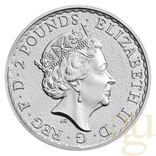 1 Unze Silbermünze Britannia 2016 teilvergoldet