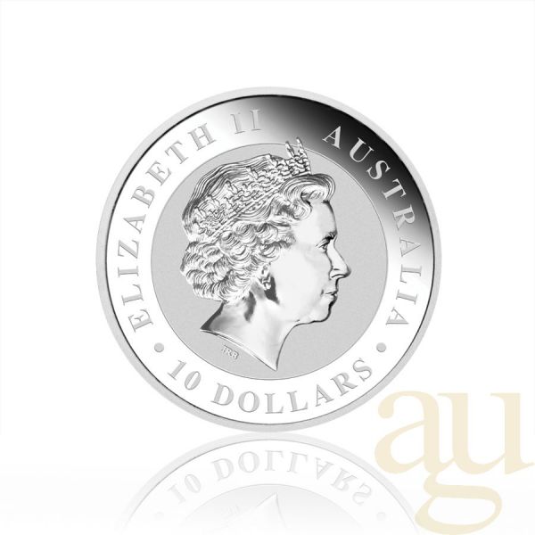 10 Unzen Silbermünze Australien Kookaburra 1999