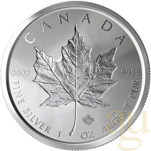 1 Unze Silbermünze Maple Leaf Incuse 2019