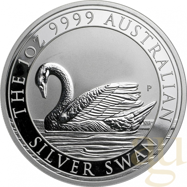 1 Unze Silbermünze Australien Schwan 2017