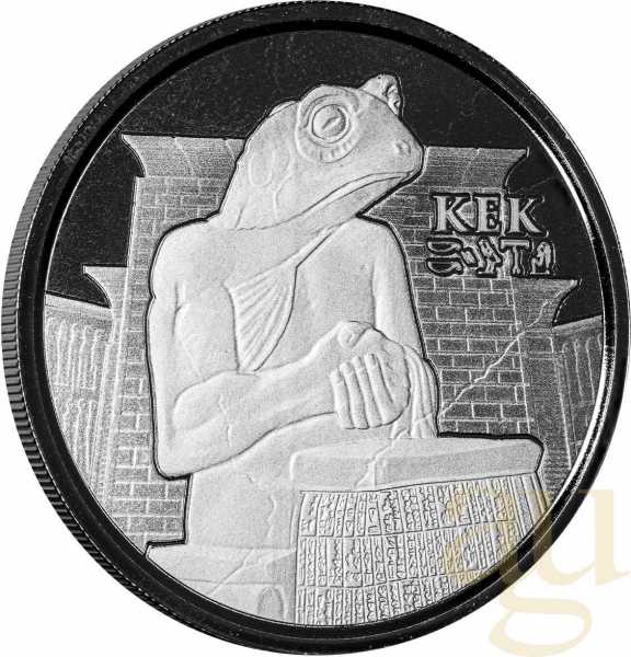 1 Unze Silbermünze Republic of Tschad Kek 2022