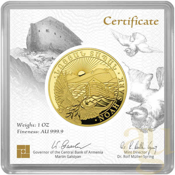 1 Unze Goldmünze Arche Noah 2022