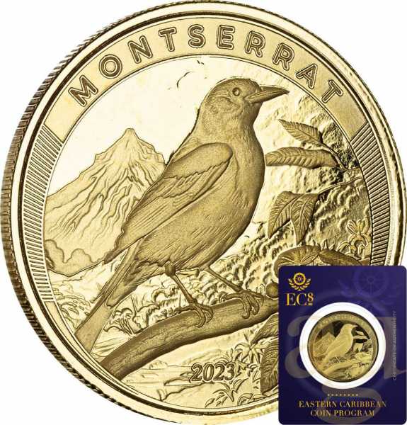 1 Unze Goldmünze EC8 Montserrat - Oriole Bird 2023