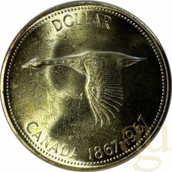 1 Dollar Silbermünze Kanada