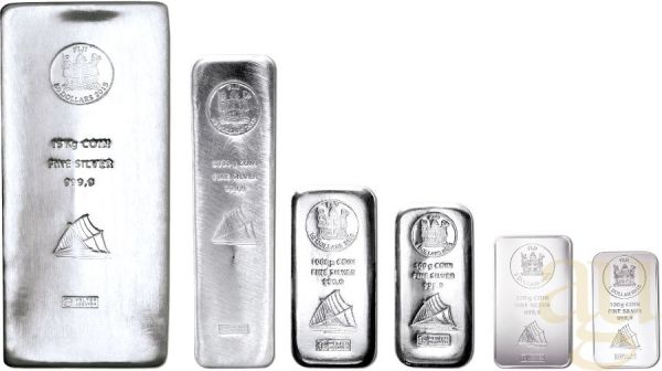 500 Gramm Silber Argor Heraeus Fiji Münzbarren