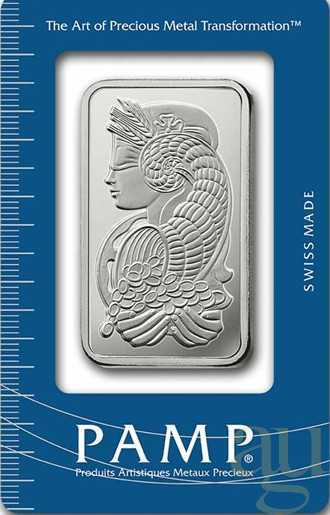 31,1 Gramm Silberbarren PAMP Fortuna