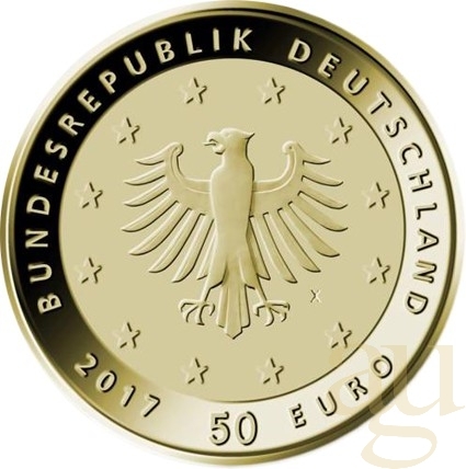 50 Euro Goldmünze Lutherrose 2017 (G)