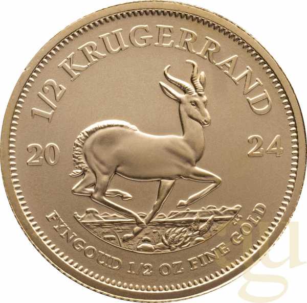 1/2 Unze Goldmünze Krügerrand 2024