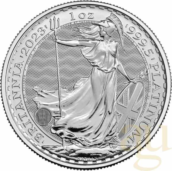 1 Unze Platinmünze Britannia 2023 - King Charles