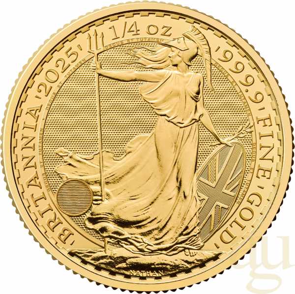 1/4 Unze Goldmünze Britannia 2025