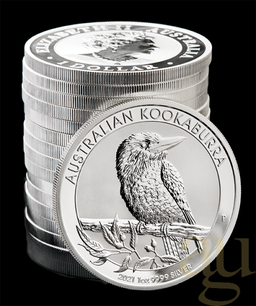 1 Unze Silbermünze Australien Kookaburra 2021