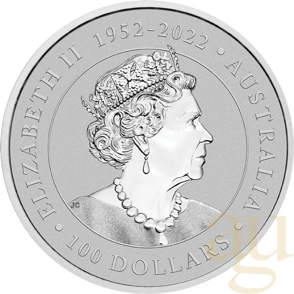 1 Unze Platinmünze Australien Känguru 2023