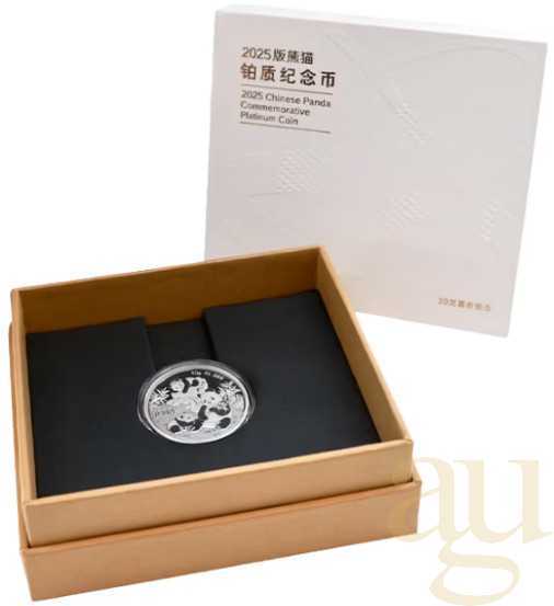 30 Gramm Platinmünze China Panda 2025 proof