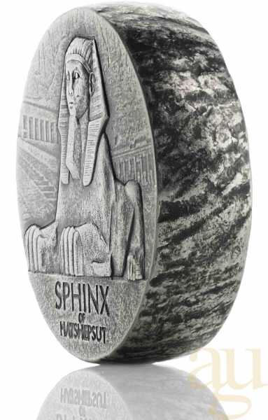 5 Unzen Silbermünze Republic of Tschad Sphinx of Hatshepsut 2019