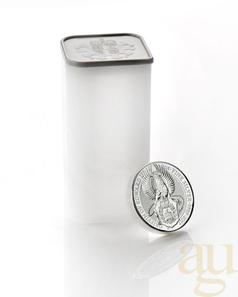 2 Unzen Silbermünze Queens Beasts Griffin 2017