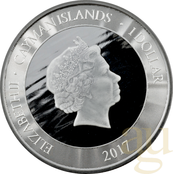1 Unze Silbermünze Cayman Islands Marlin Speerfisch 2017