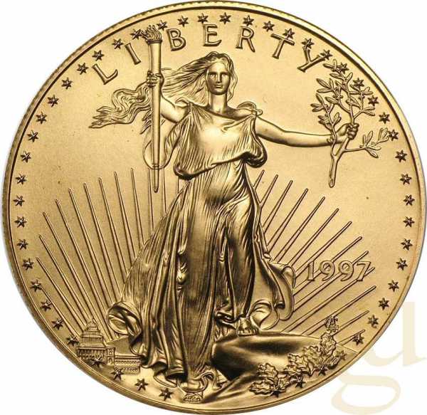 1 Unze Goldmünze American Eagle 1997