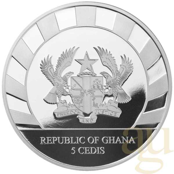 1 Unze Silbermünze Giganten der Eiszeit - Wollmammut 2019