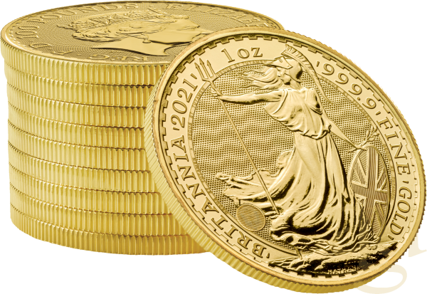 1 Unze Goldmünze Britannia 2021