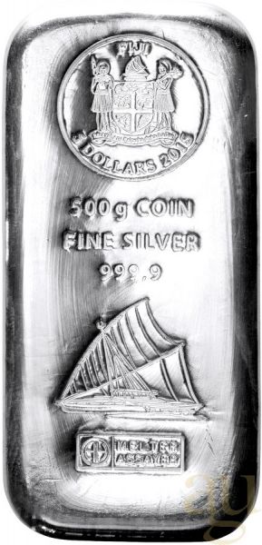 500 Gramm Silber Argor Heraeus Fiji Münzbarren