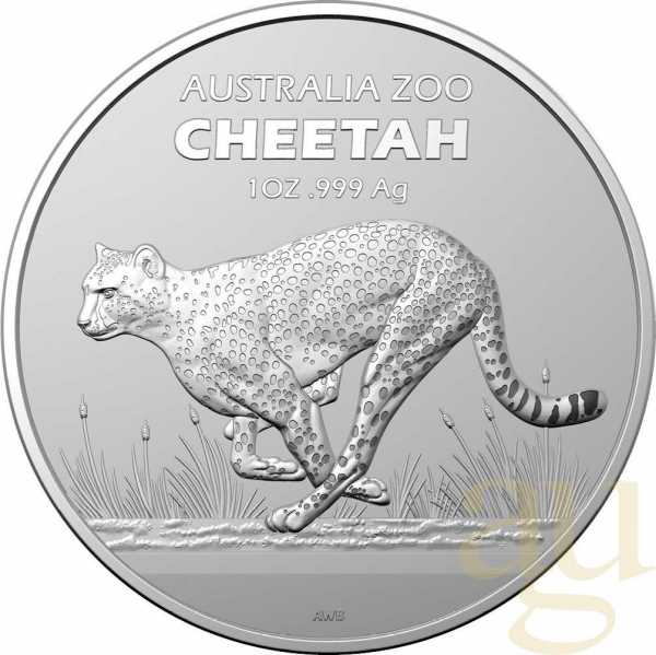 1 Unze Silbermünze Australia Zoo - Gepard 2021